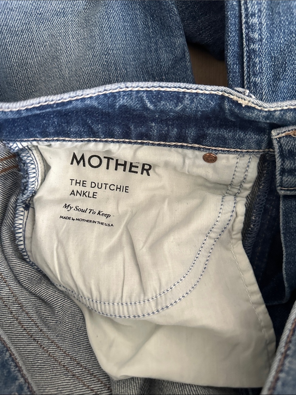 Mother Jeans - The Dutchie Ankle - My Soul to Keep - Picture 6 of 8
